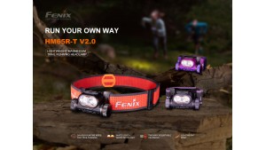 Fenix HM65R-T V2.0 - Lanternă frontală - 1600 Lumeni - 170 Metri - Dark Purple